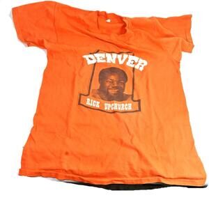 1978 Rick Upchurch Denver Broncos Shirt Orange Crush Era